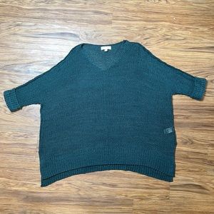 She + Sky Green Lightweight Sweater One Size Fits All